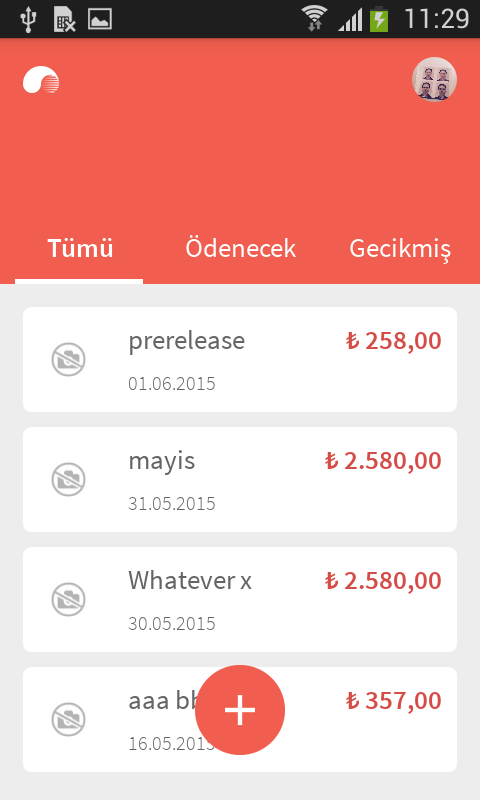 paraşüt mobil işlemler
